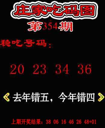 354期庄家吃码图[图]