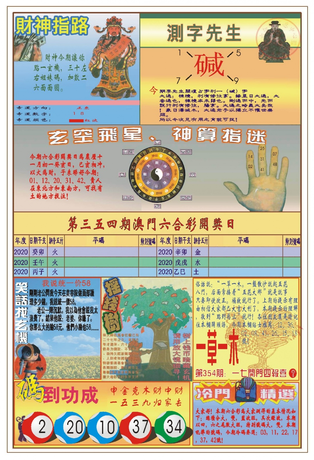 354期(新版)四柱预测B[图]