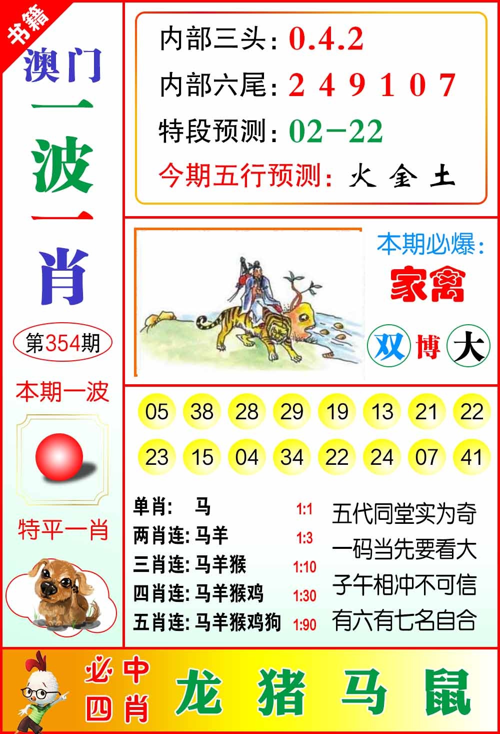 354期澳门一波一肖[图]