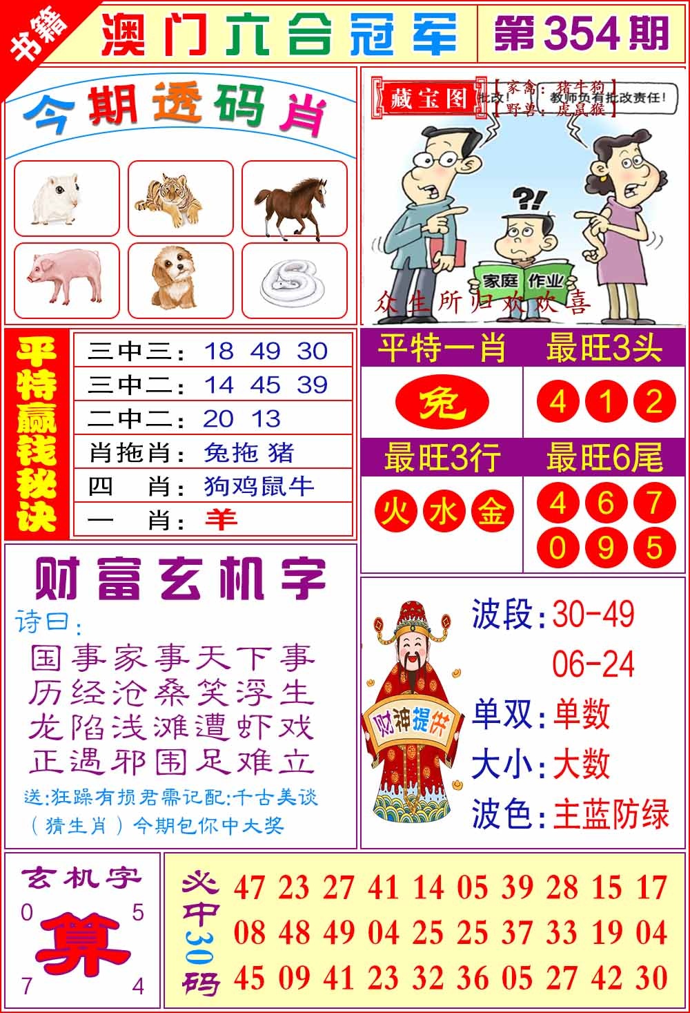 354期澳门六合冠军[图]