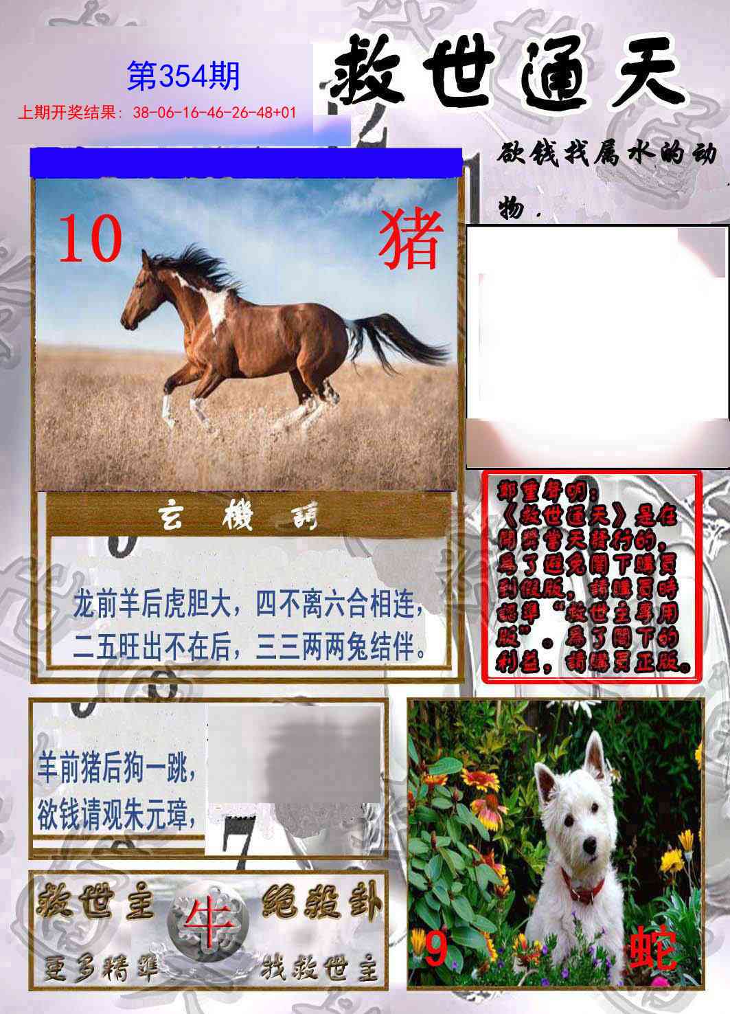 354期救世通天报[图]