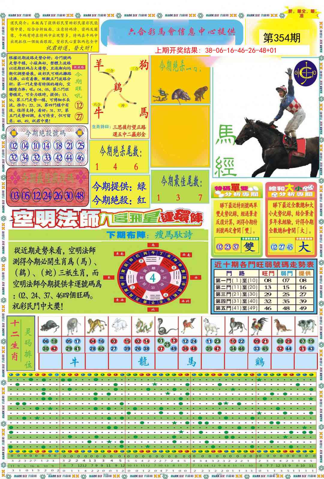 354期九龍马经A(推荐)[图]